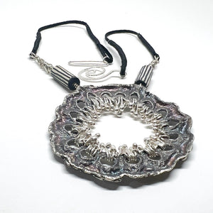 Earth Relics Collection - Solid Sterling Silver Pendant - Pond Artemis 2023