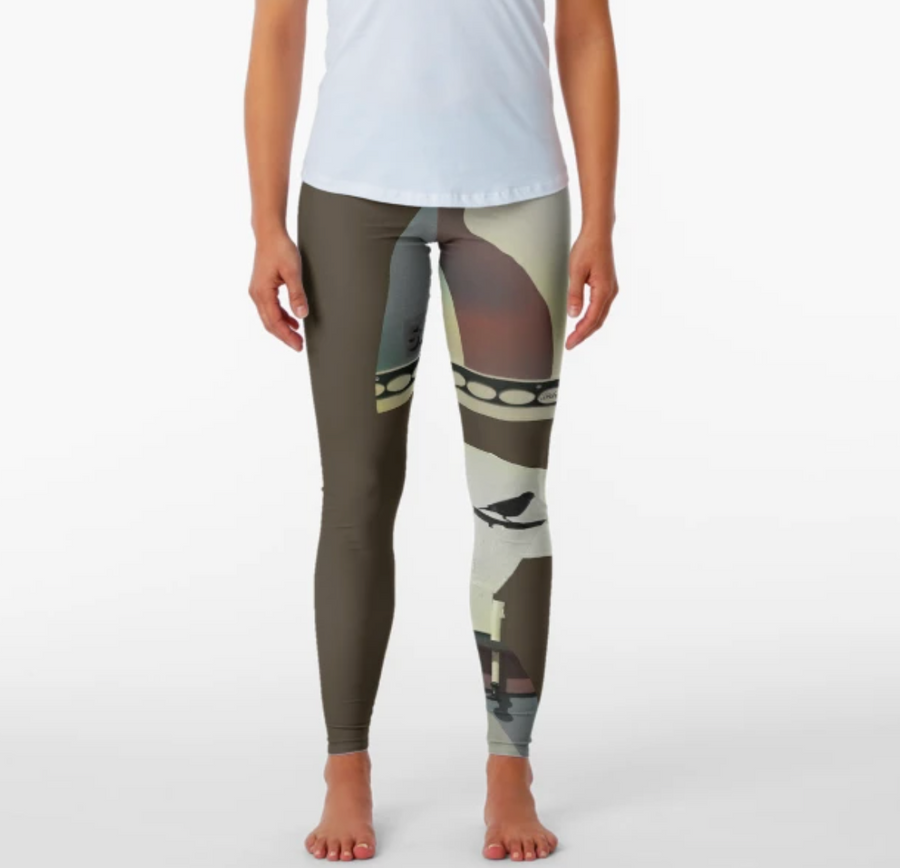 Designer Leggings - Small Bird