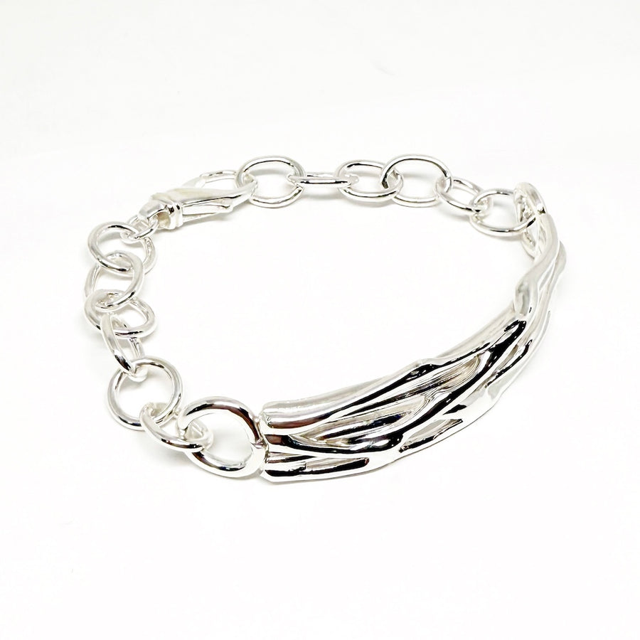 Solid sterling silver cuff/ bracelet