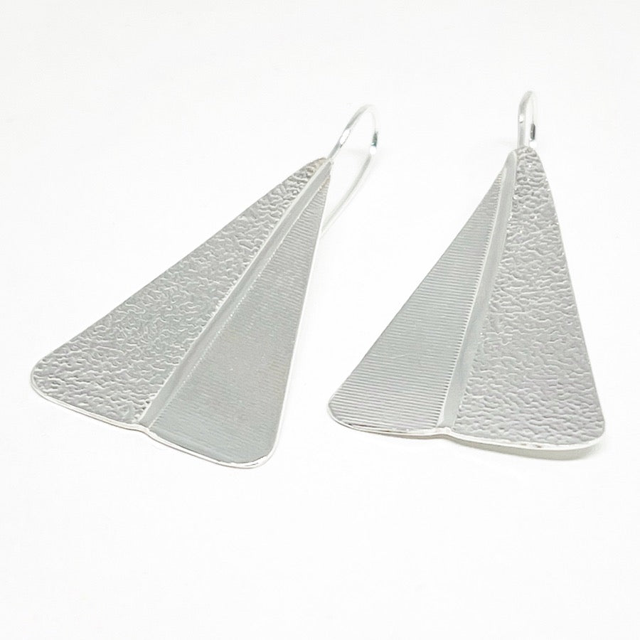 Sterling Silver leaf earrings