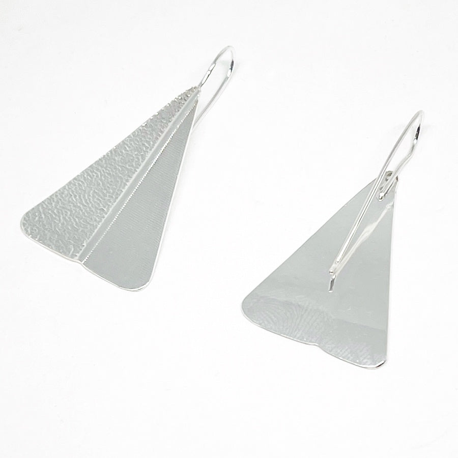 Sterling Silver leaf earrings