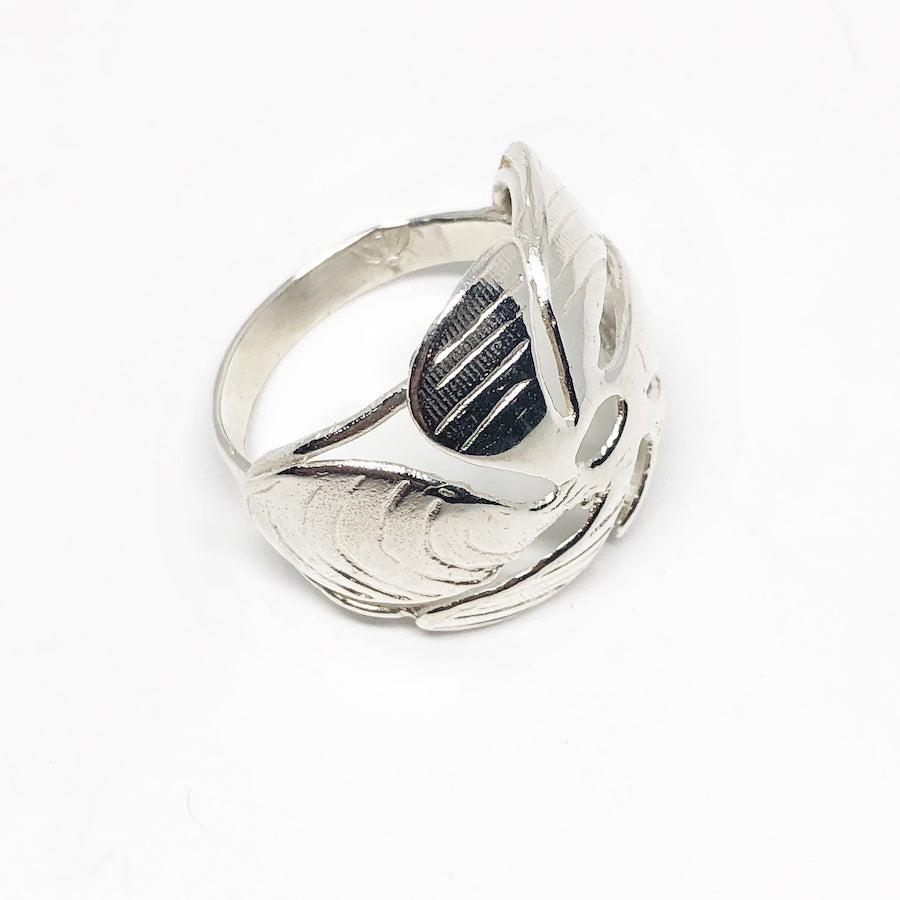 Sterling Silver Ring -  Deco Flower