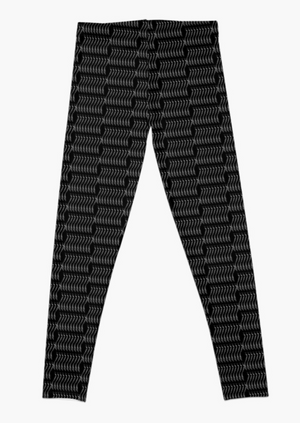 Designer Leggings - Black is Not Black
