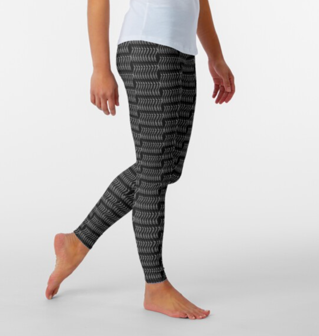 Designer Leggings - Black is Not Black