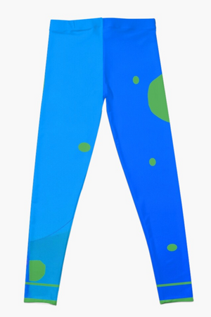 Designer Leggings - Blue Lagoon Balloon