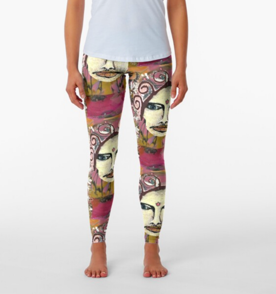 Designer Leggings - Butterfly Moon Woman