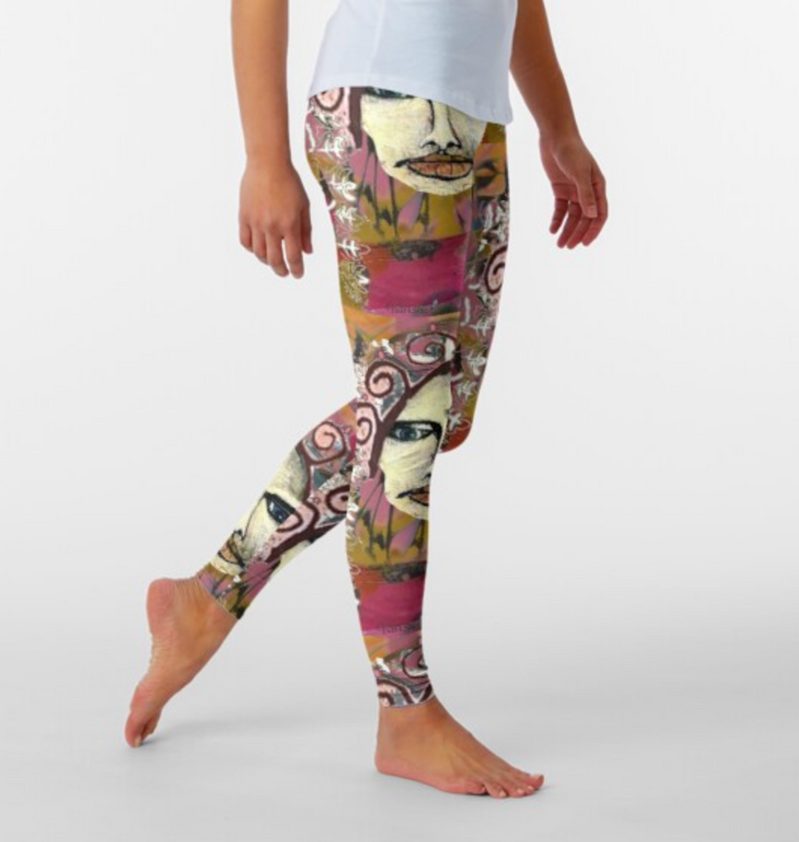 Designer Leggings - Butterfly Moon Woman