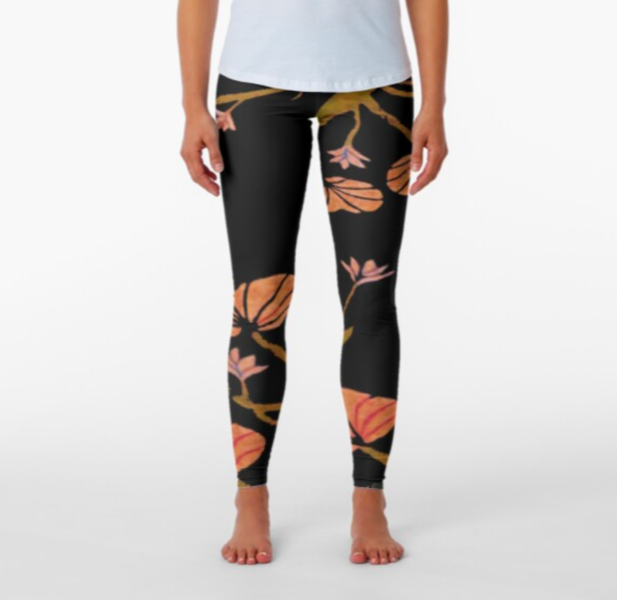 Designer Leggings - Floral Forest