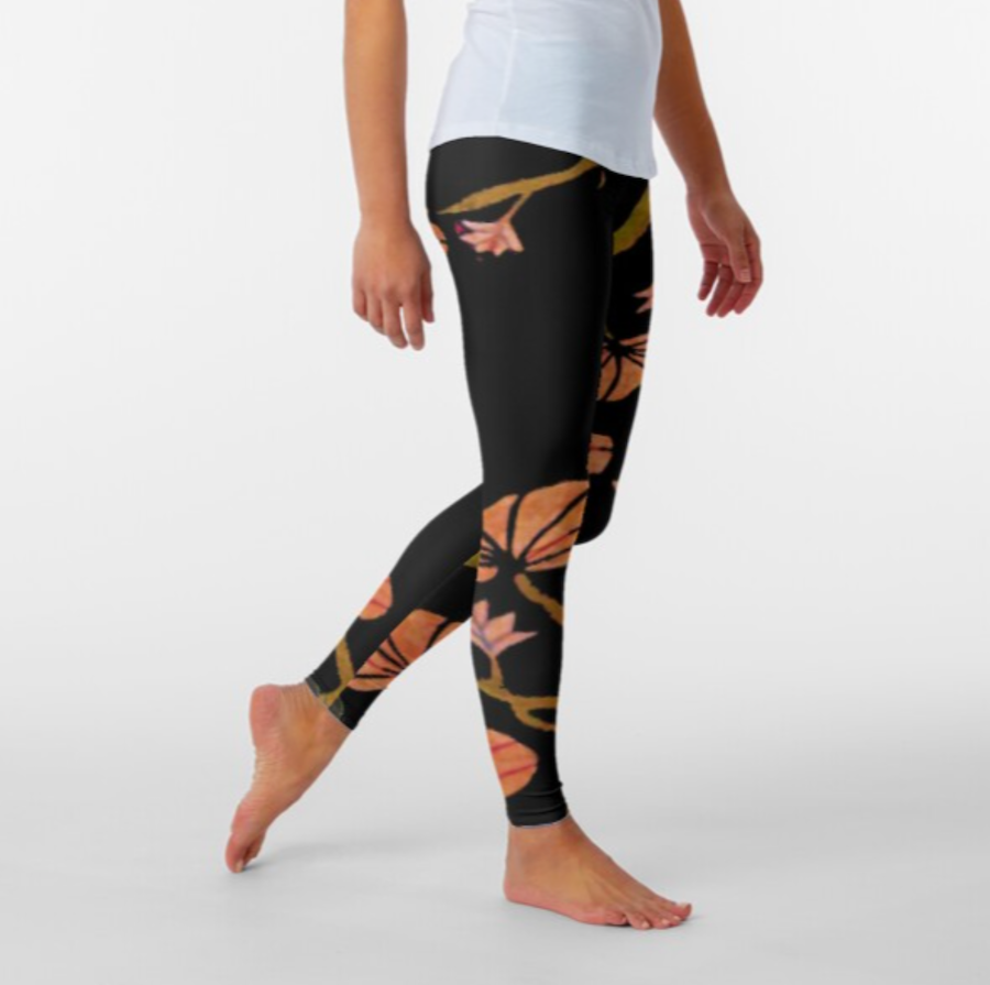 Designer Leggings - Floral Forest