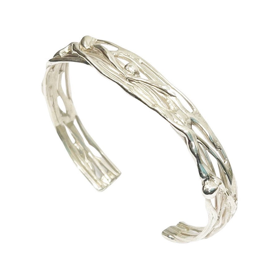 Large Solid Sterling Silver Cuff  - Belong