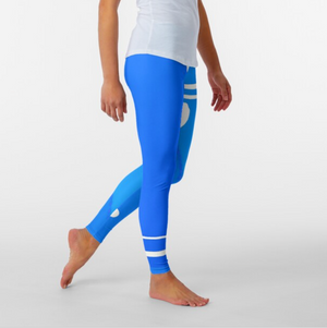 Designer Leggings - Blue Balloon