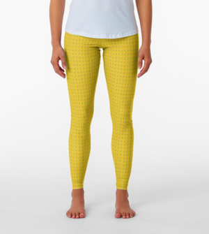 Designer Leggings - Love in Yellow
