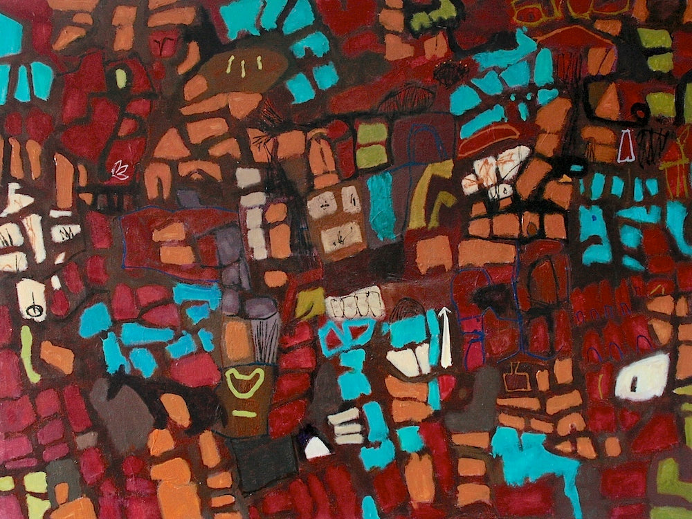 Habitat - Abstract Painting by Mal Cannon