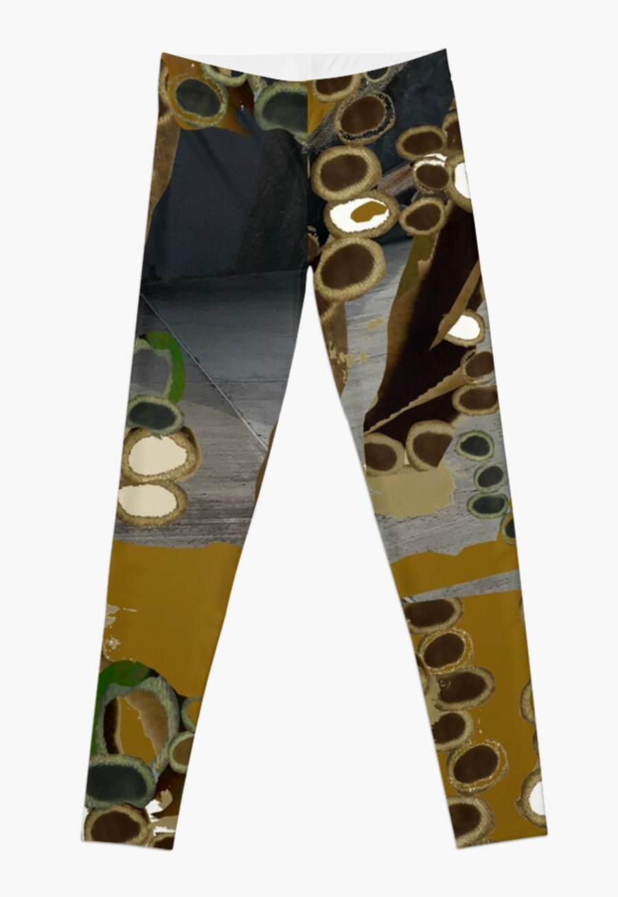 Designer Leggings - Muddy Forest Path