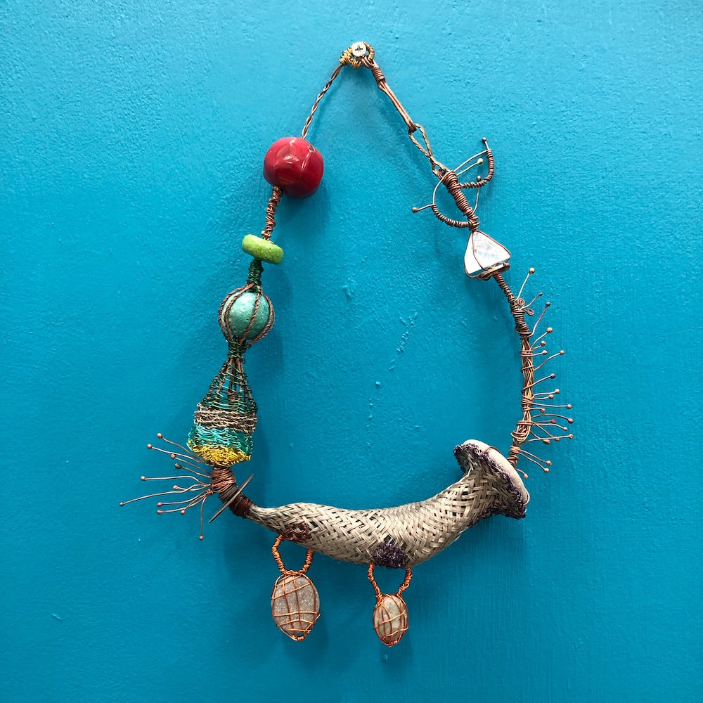Finding The self Collection - Mixed Media Necklace or Wall Art - On The Way There