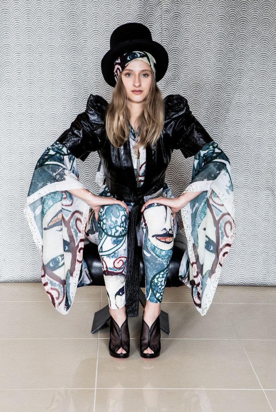 Designer Leggings - Moon Woman in The Forest