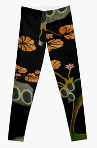 Designer Leggings  - Dark Forest